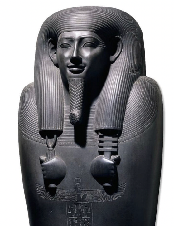 Египетский фараон с джедом в одной из рук