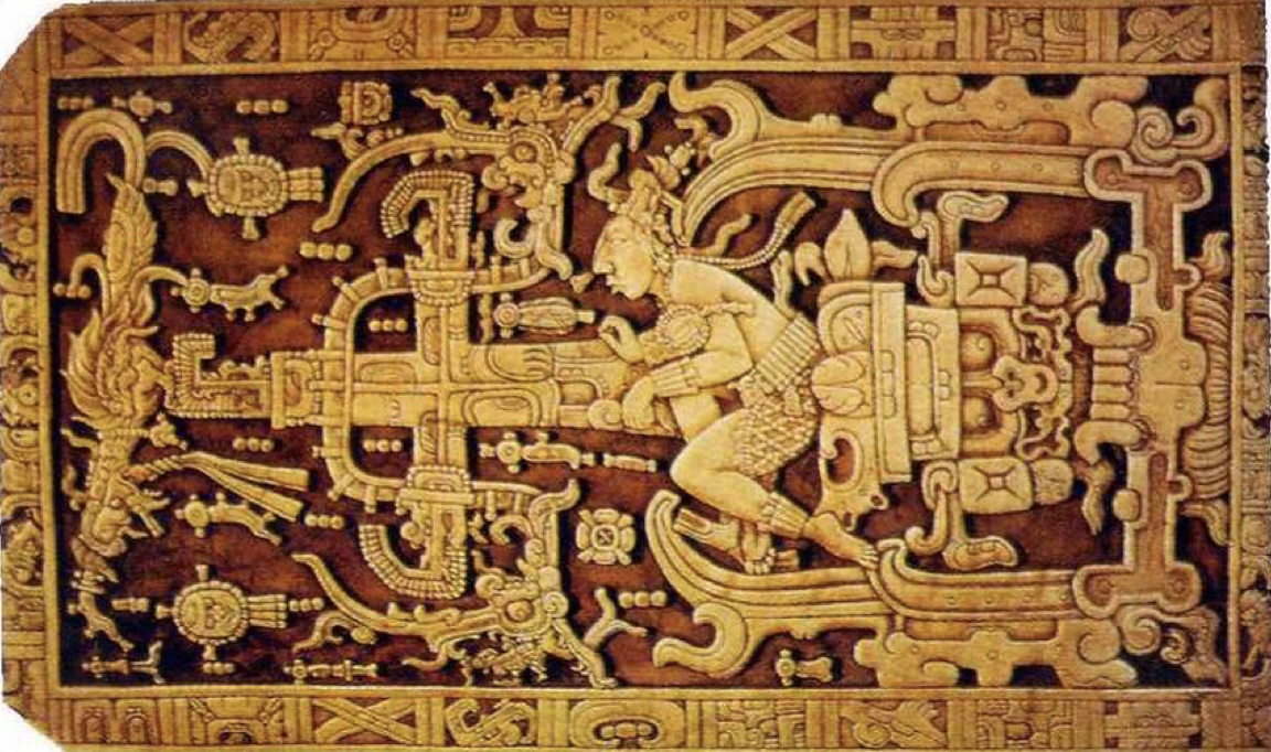 Крышка саркофага с загадочным рисунком