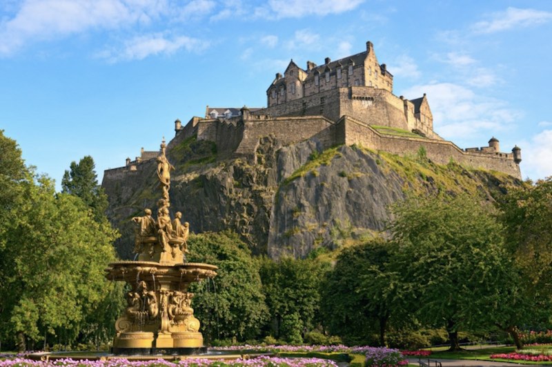 Эдинбургский замок. Шотландия 