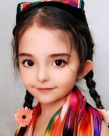 Рис. 12. Девочка-уйгур из Китая