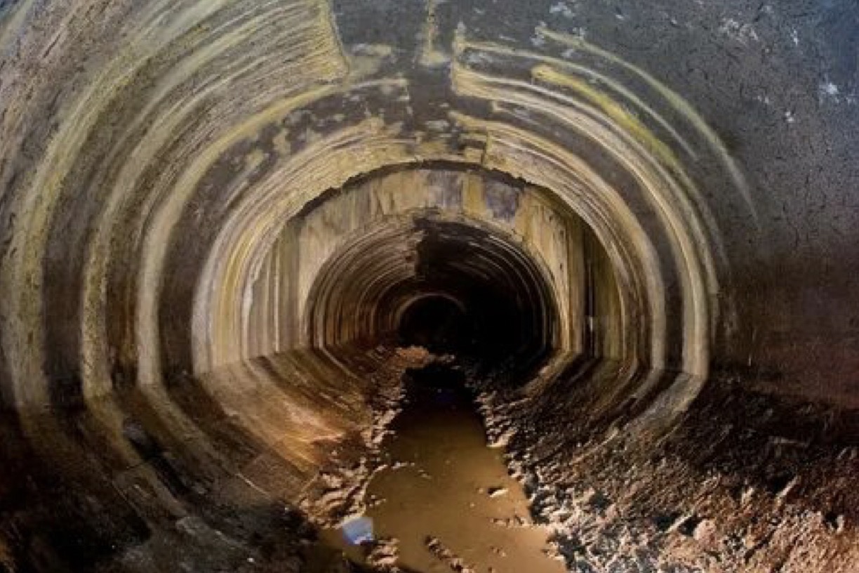 Древний подземный тоннель