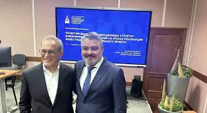 Владимир Пасканный (справа) с Азарием Лапидусом