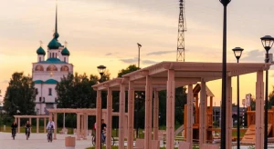 Набережная в Сольвычегодске