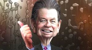 Шарж на Артура Лаффера