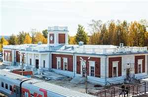 Первый в мире модульный вокзал в Сосногорске