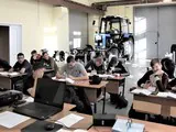 На занятии в техникуме