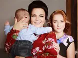 Елена Леонидовна с детьми 