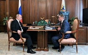 Владимир Путин и Борис Титов 