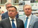 Ирек Файзуллин и Михаил Посохин (в центре) лично присутствовали