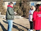 Юлия Пронина с активистами ОНФ 