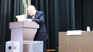 Выступление Валерия Мозолевского на собрании