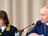 Ирина Подносова и Владимир Путин