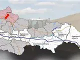 Меридиан на карте