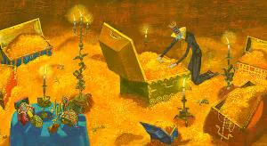 Там царь Кощей над златом чахнет…