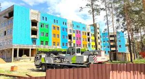 Незавершённое строительство детской краевой клинической̆ больницы в Чите