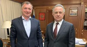 Марат Хуснуллин и Виталий Мутко