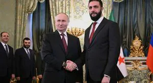 Владимир Путин и Ахмед аш-Шараа