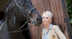 Вита Козлова с любимой лошадкой